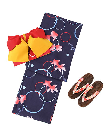 INGNI(イング) 浴衣3点SET(金魚) コン