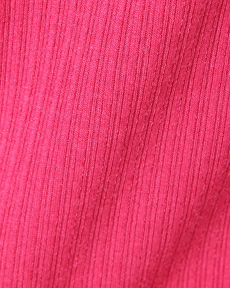 INGNI（イング） リブハイネックメロー／長袖TOPS ﾌｸｼｬﾋﾟﾝｸ