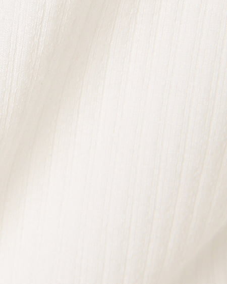 INGNI(イング) リブ装飾クルーネックA オフホワイト