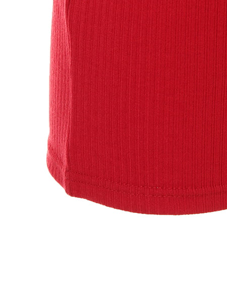 INGNI（イング） 装飾付き襟レース／リブTOPS ｱｶ