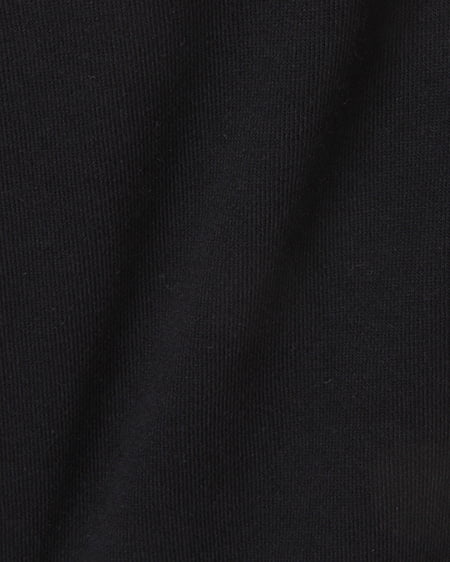 INGNI（イング） 切り替えロゴパーカー／チュニック ｸﾛ/ｵﾌﾎﾜｲﾄ