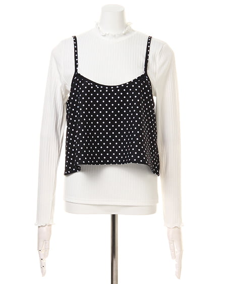 INGNI（イング） キャミセットTOPS ﾄﾞｯﾄ