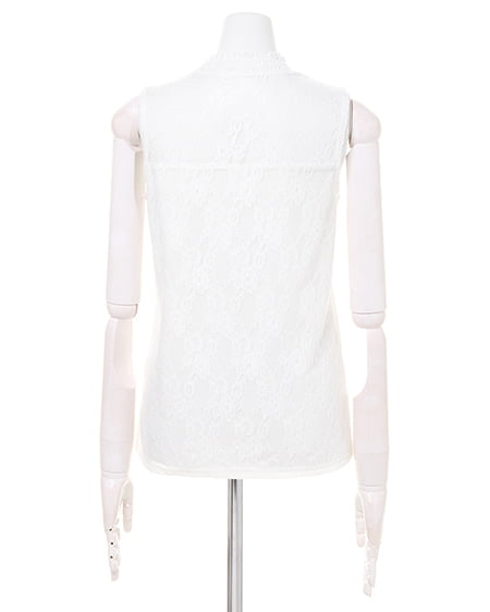 INGNI（イング） レースハイネックノースリ／トップス ｵﾌﾎﾜｲﾄ/A