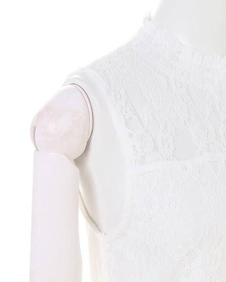 INGNI（イング） レースハイネックノースリ／トップス ｵﾌﾎﾜｲﾄ/A