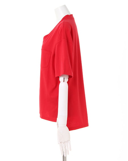 INGNI（イング） ポケット付Tシャツ ｱｶ