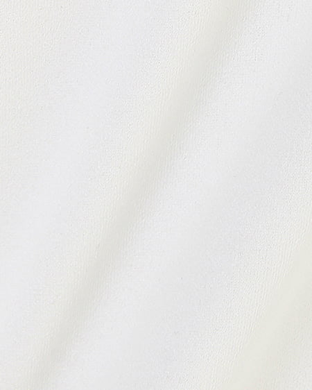 INGNI（イング） 梨地ポンチ袖割れリボン8分袖 ｵﾌﾎﾜｲﾄ