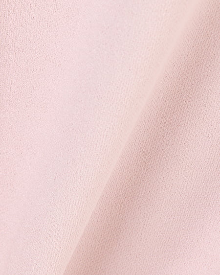 INGNI（イング） 梨地ポンチ袖割れリボン8分袖 ﾋﾟﾝｸ