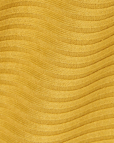 INGNI（イング） カバーリングリブドルマンTOPS7分袖 ｲｴﾛｰ