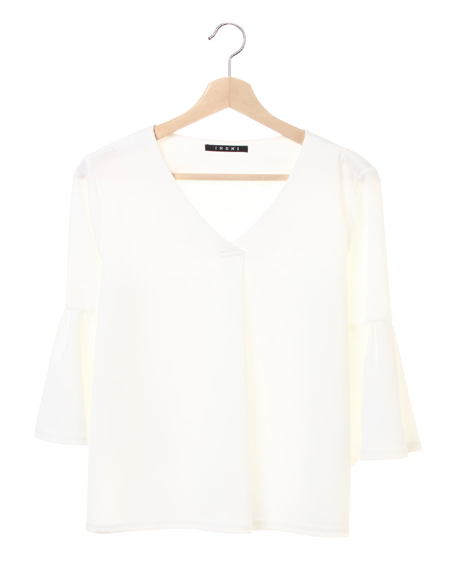 タックフレア袖／柔らか7分袖トップス｜INGNI(イング) 公式通販｜INGNI