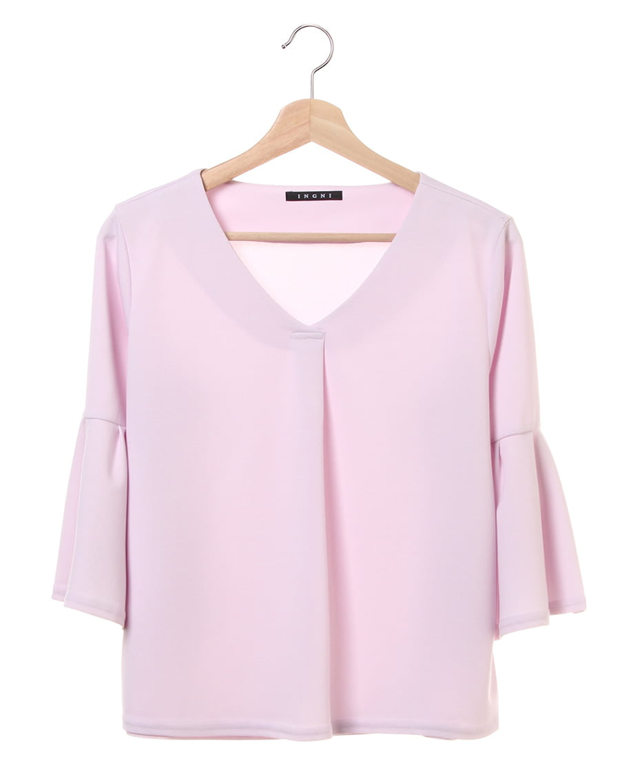 タックフレア袖／柔らか7分袖トップス｜INGNI(イング) 公式通販｜INGNI