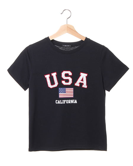 USAロゴTシャツ