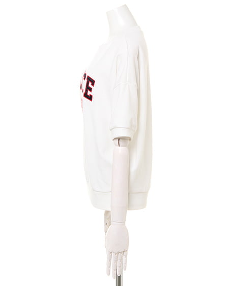 INGNI（イング） カレッジロゴスウェット／トップス ｵﾌﾎﾜｲﾄ