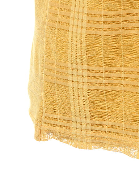 INGNI（イング） シャドーチェック／トップス ｲｴﾛｰ