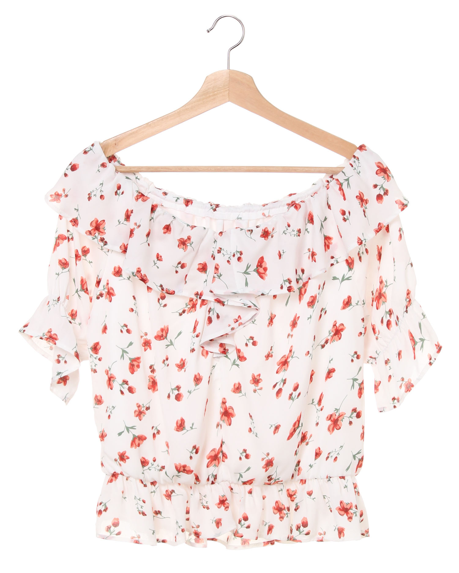 フリル花柄オフショル／トップス｜INGNI(イング) 公式通販｜INGNI STORE