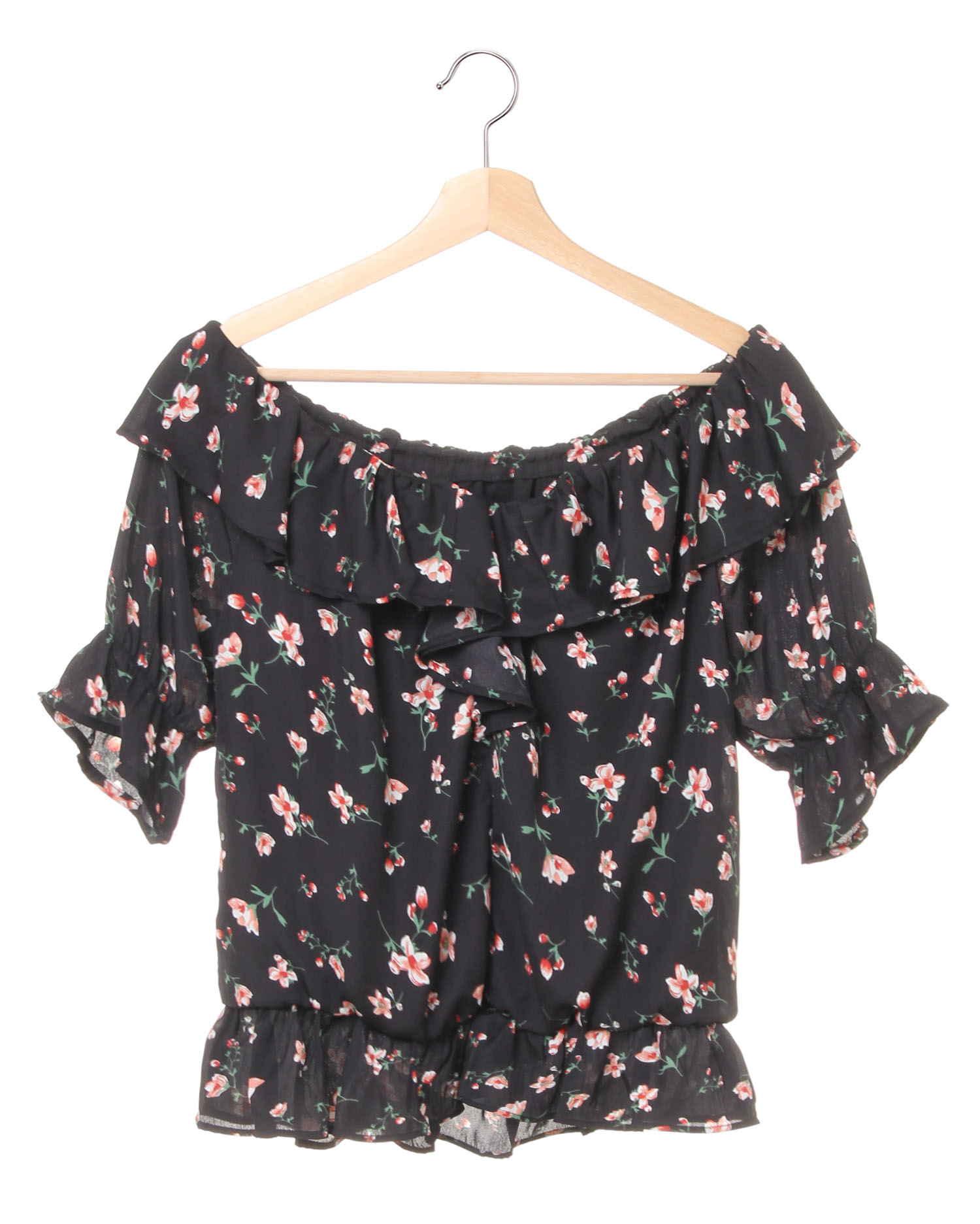 フリル花柄オフショル／トップス｜INGNI(イング) 公式通販