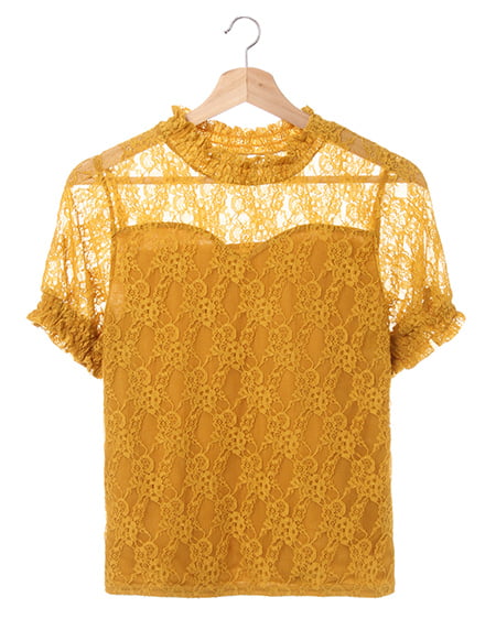 INGNI(イング) ハイネックレース／トップス ﾏｽﾀｰﾄﾞ