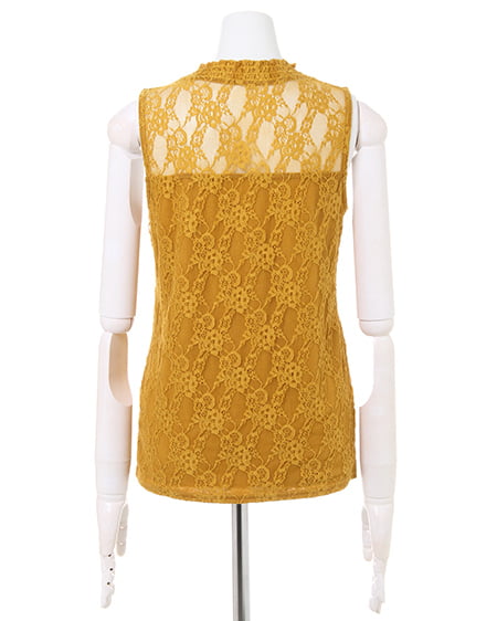 INGNI（イング） レース・ハイネックノースリ ﾏｽﾀｰﾄﾞ