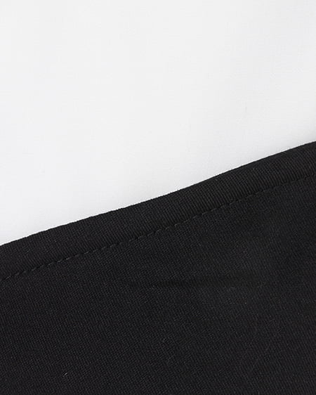 INGNI（イング） シャツ＋ビスチェ／SET ｸﾛ/ｵﾌﾎﾜｲﾄ