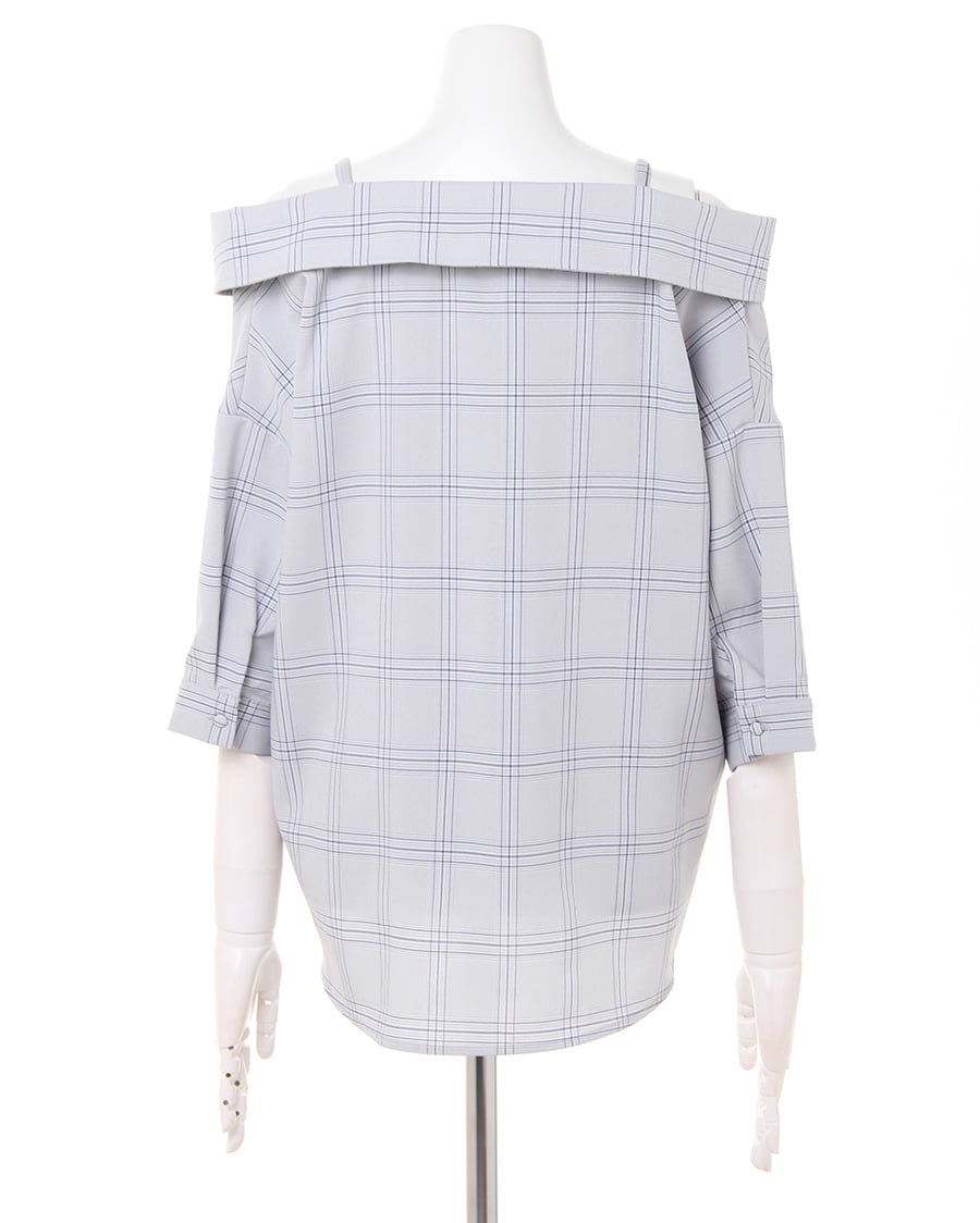 チェック柄オフショル／シャツ｜INGNI(イング) 公式通販｜INGNI STORE