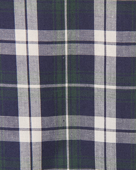 INGNI（イング） チェックオフショル／シャツ ｸﾞﾘｰﾝ