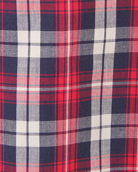 INGNI（イング） チェックオフショル／シャツ ｺﾝ/ｱｶ