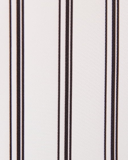 INGNI（イング） BACKリボン／半袖トロミシャツ ｵﾌｸﾛ/ｽﾄﾗｲﾌﾟ