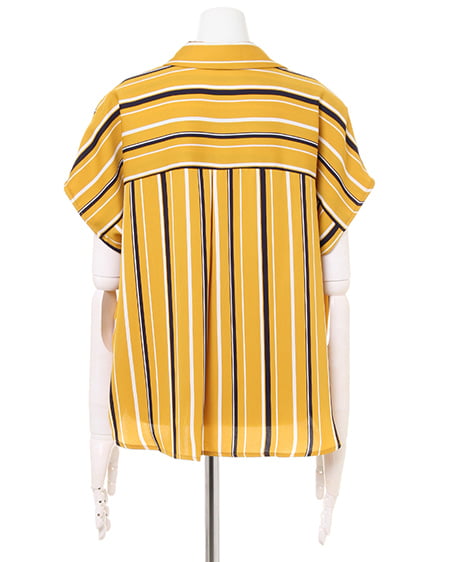 INGNI（イング） マルチスキッパー／裾タックシャツ ﾏｽﾀｰﾄﾞ/ﾏﾙﾁ