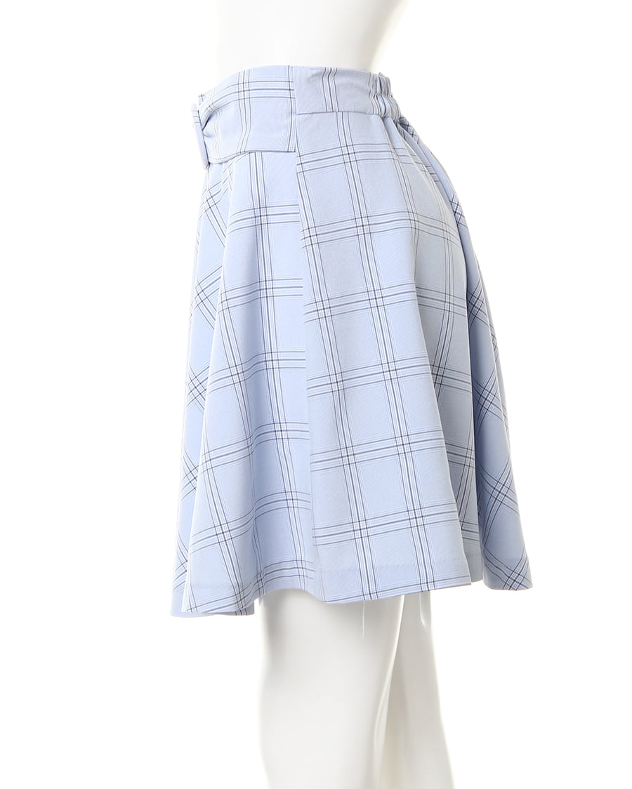 申し訳ございません！ ベルト付チェック柄プリーツ切替／スカート｜INGNI(イング) 公式