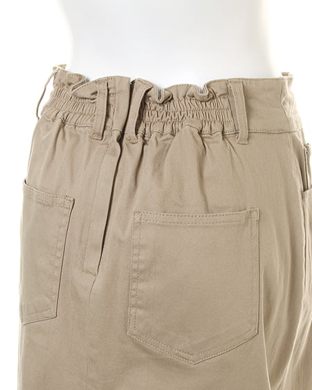 INGNI（イング） ベルト付きナロースカート ﾍﾞｰｼﾞｭ