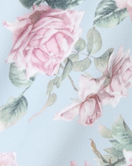 INGNI（イング） ウエストリボン花柄タックフレア／スカート ｻｯｸｽ