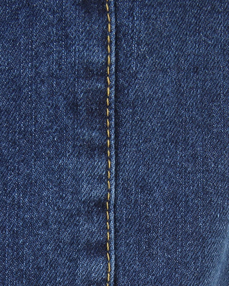 INGNI（イング） 前ZIP台形スカート ﾃﾞﾆﾑ/ﾌﾞﾙｰ