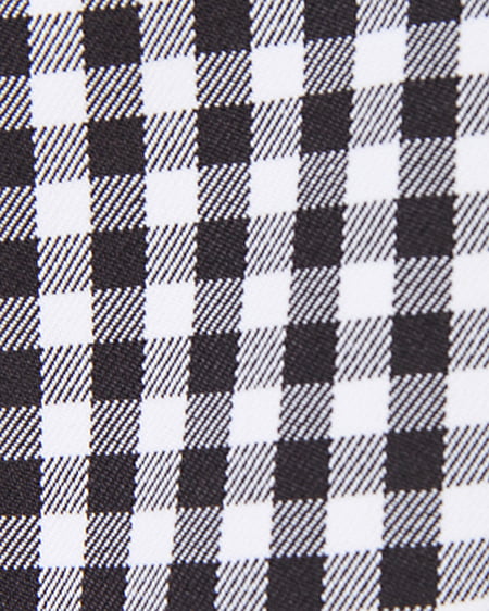 INGNI（イング） ベルト付きギンガム台形スカート ｸﾛ/ｵﾌﾎﾜｲﾄ