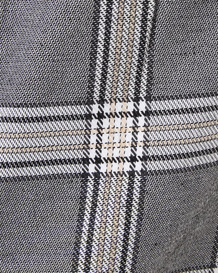 INGNI（イング） ベルト付きチェック柄ラップ台形／スカート ｸﾞﾚｰ/ﾁｪｯｸ