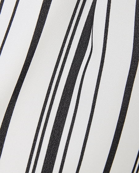 INGNI（イング） エアリースカンツ／A ｵﾌｸﾛ/ｽﾄﾗｲﾌﾟ