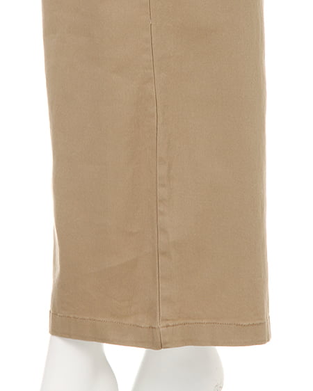 INGNI(イング) サス付きワイドパンツ ベージュ