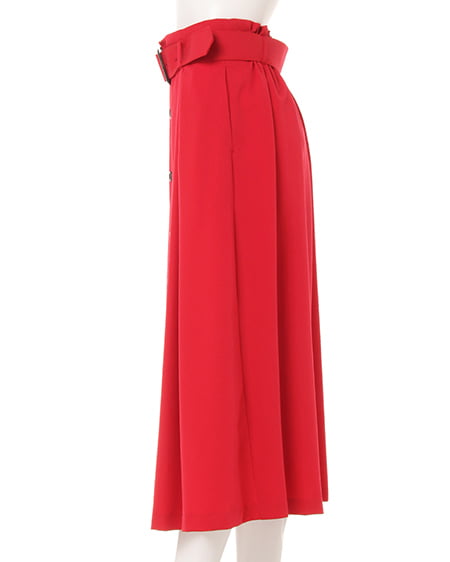 INGNI(イング) 前ボタンロング/スカート アカ