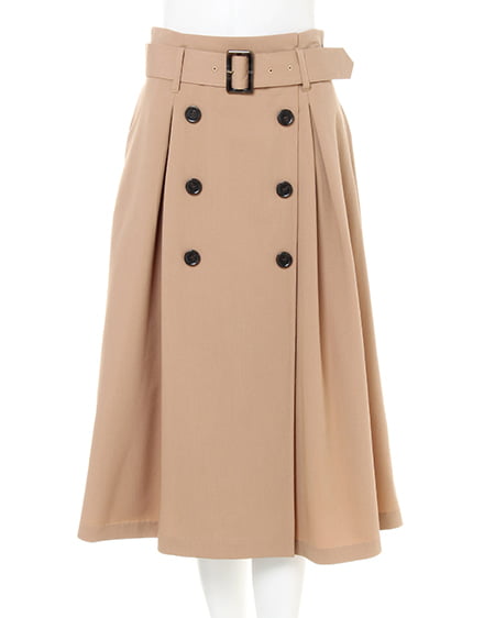 INGNI(イング) トレンチ/スカート ベージュ/A