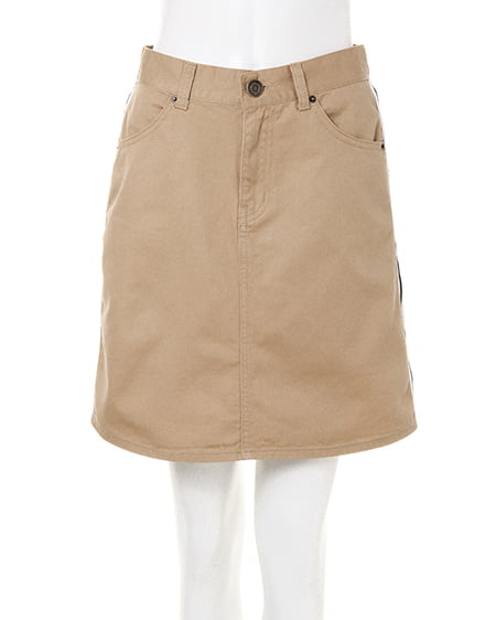 INGNI（イング） サイドライン台形スカート ﾍﾞｰｼﾞｭ