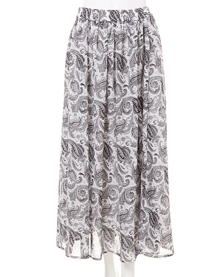 ペイズリー柄／ロングスカート｜INGNI(イング) 公式通販｜INGNI STORE