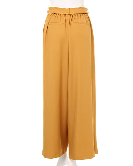 INGNI（イング） サッシュ付ツイルワイド／パンツ ﾏｽﾀｰﾄﾞ