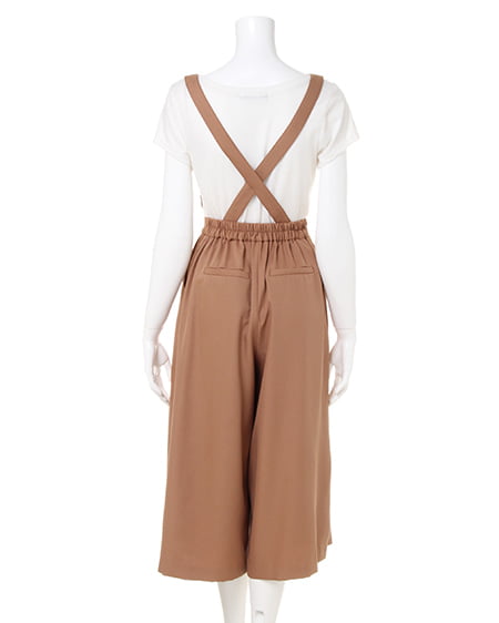 INGNI（イング） サス付ツイルガウチョ／パンツ ｷｬﾒﾙ