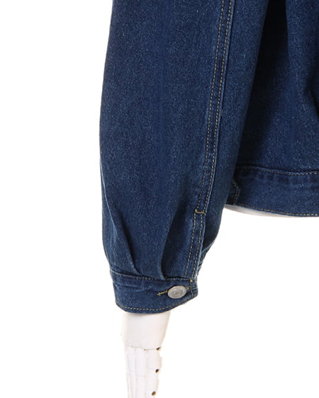 INGNI（イング） 後ろボタン抜き襟Gジャン ﾌﾞﾙｰ