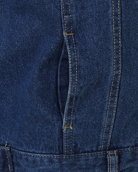 INGNI（イング） 後ろボタン抜き襟Gジャン ﾌﾞﾙｰ