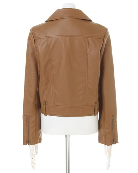 INGNI（イング） ライダースジャケット／B ｷｬﾒﾙ