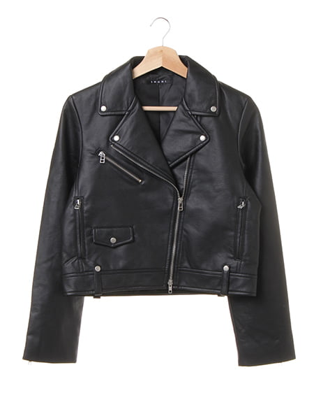 INGNI(イング) ライダースジャケット／B クロ