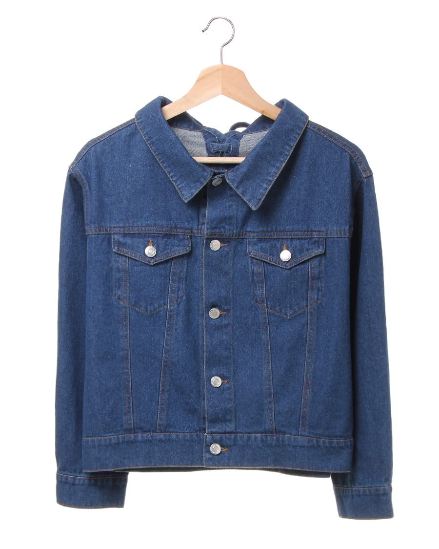 後ろレースアップ抜き襟Gジャン｜INGNI(イング) 公式通販｜INGNI STORE