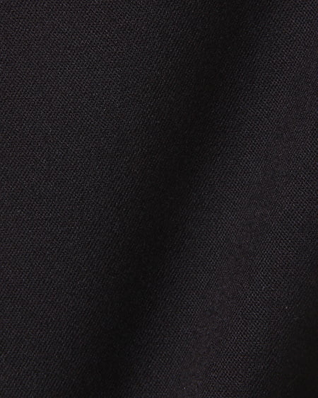 INGNI（イング） 袖ドットチュール襟付きAライン／ワンピース ｸﾛ