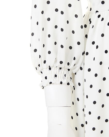 INGNI（イング） 柄ロング／ワンピース ｵﾌﾎﾜｲﾄ/ﾐｽﾞﾀﾏ