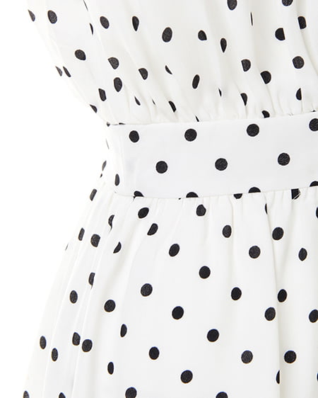 INGNI（イング） 柄ロング／ワンピース ｵﾌﾎﾜｲﾄ/ﾐｽﾞﾀﾏ