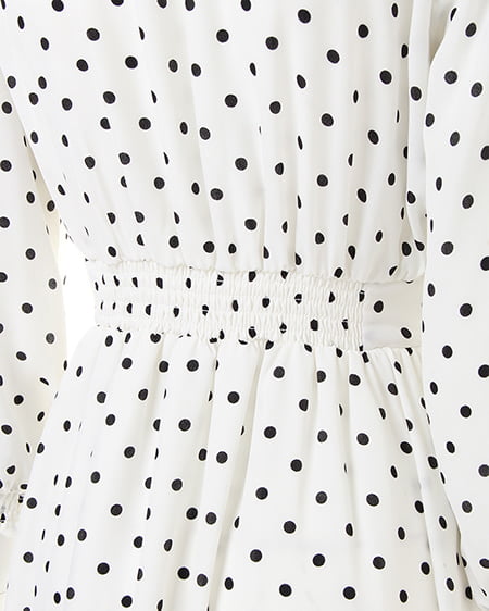 INGNI（イング） 柄ロング／ワンピース ｵﾌﾎﾜｲﾄ/ﾐｽﾞﾀﾏ